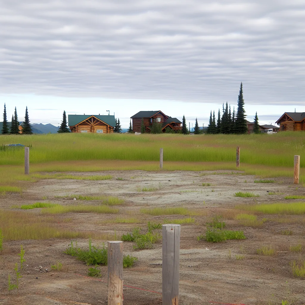 Vacant residential lot for sale in Alaska