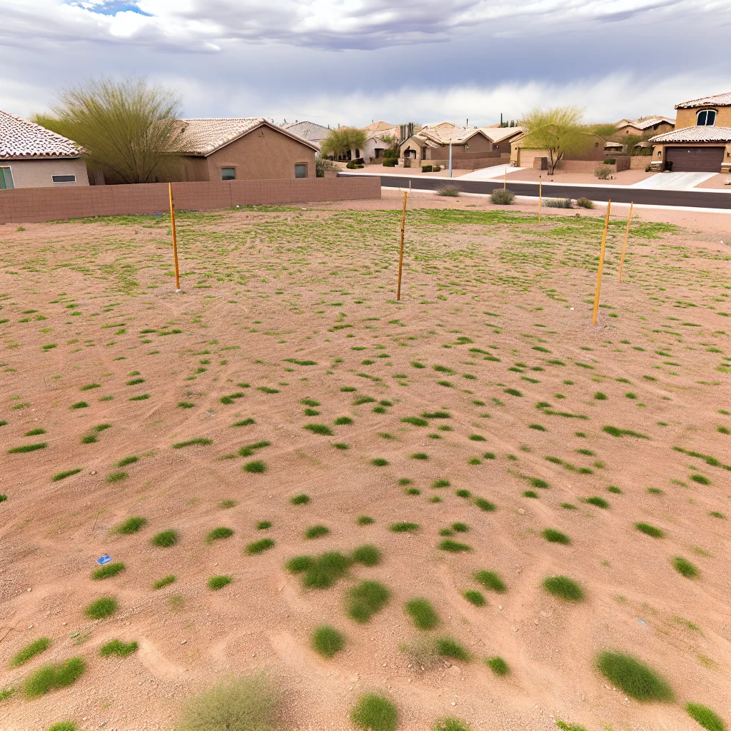 Vacant residential lot for sale in Arizona
