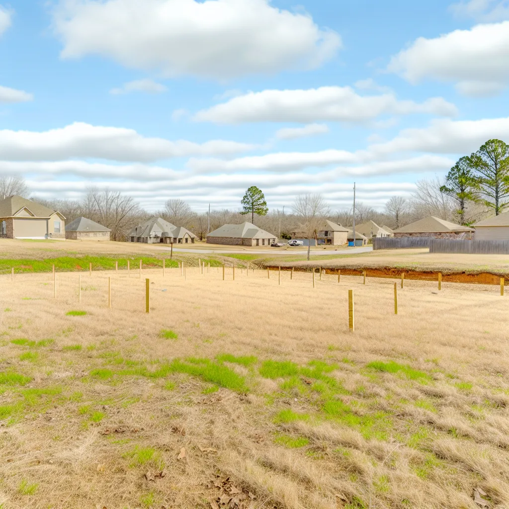 Vacant residential lot for sale in Arkansas