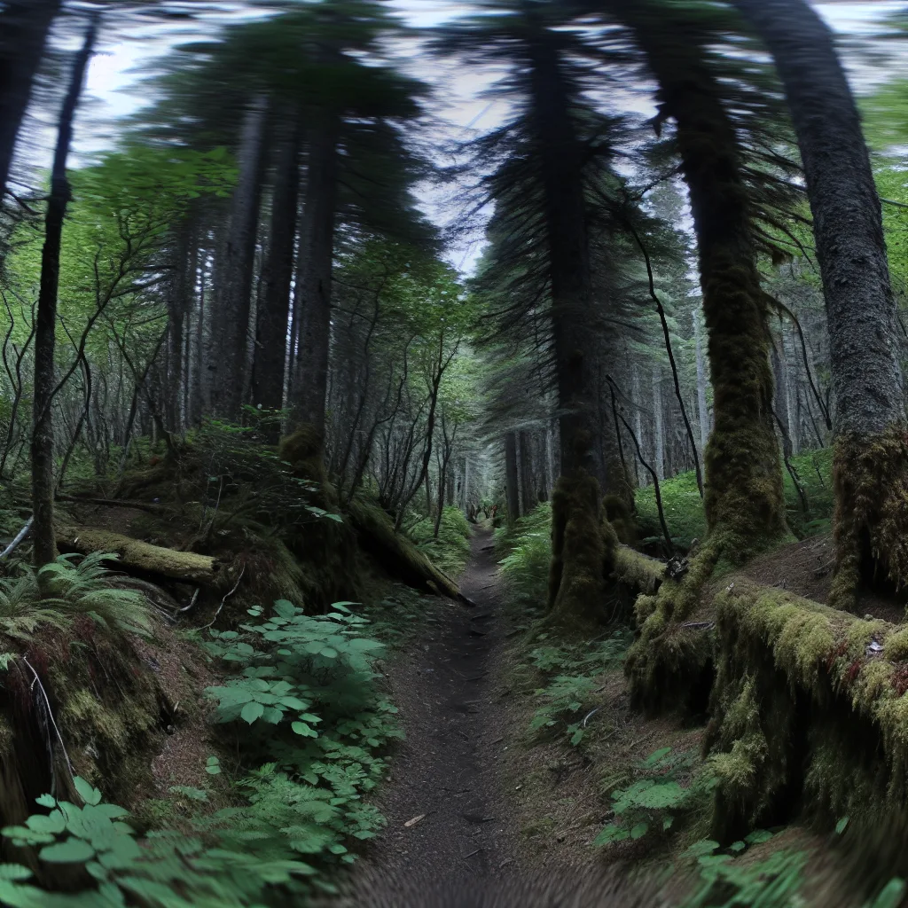 Wooded forest parcel in Alaska