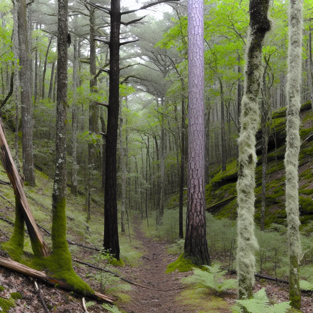 Wooded forest parcel in Arkansas