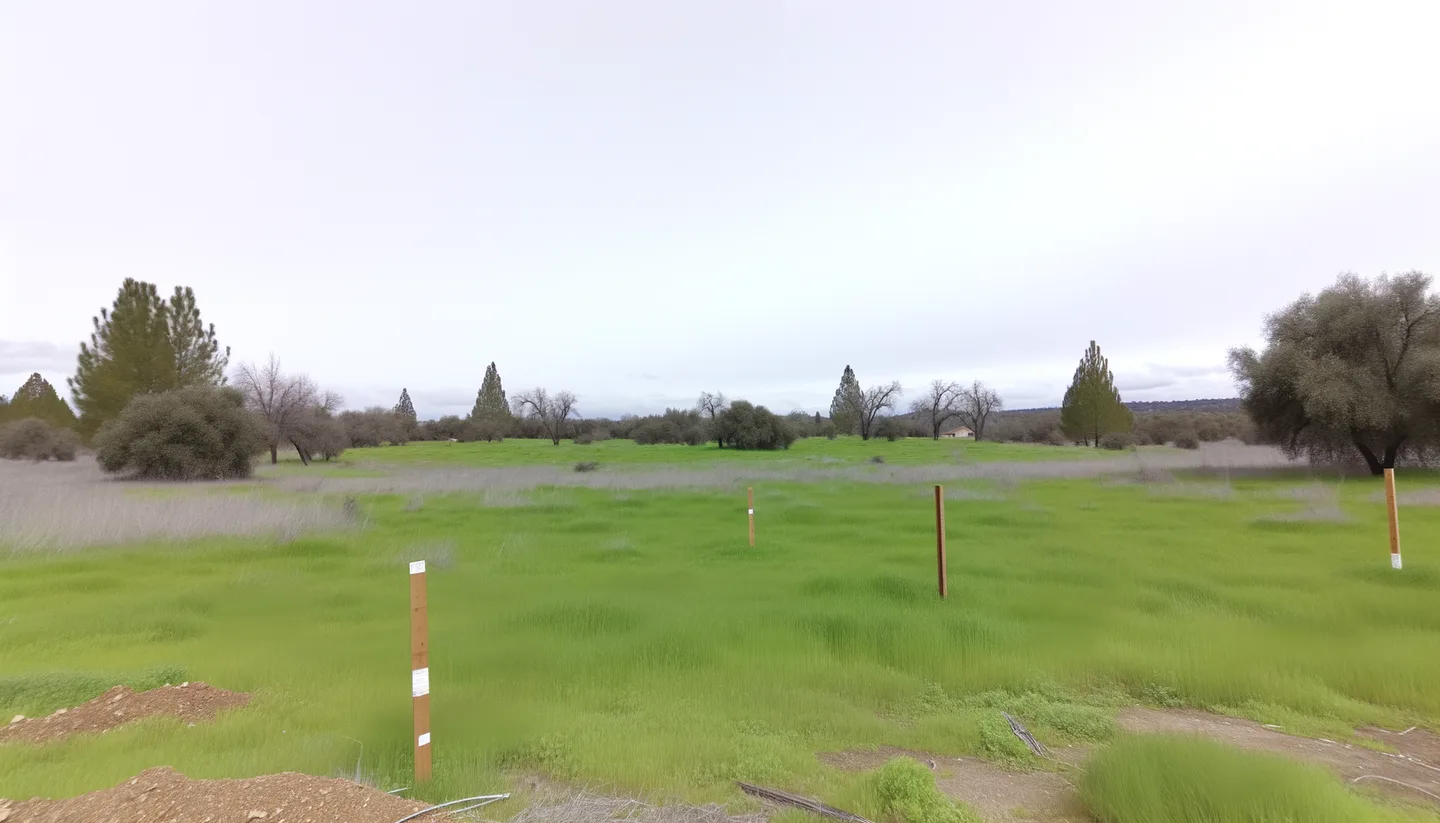 Vacant land parcel in California