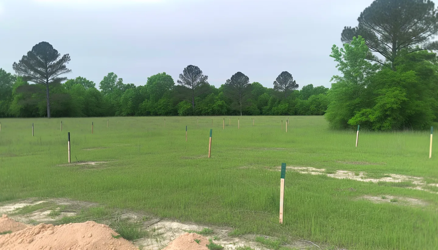 Vacant land parcel in Mississippi