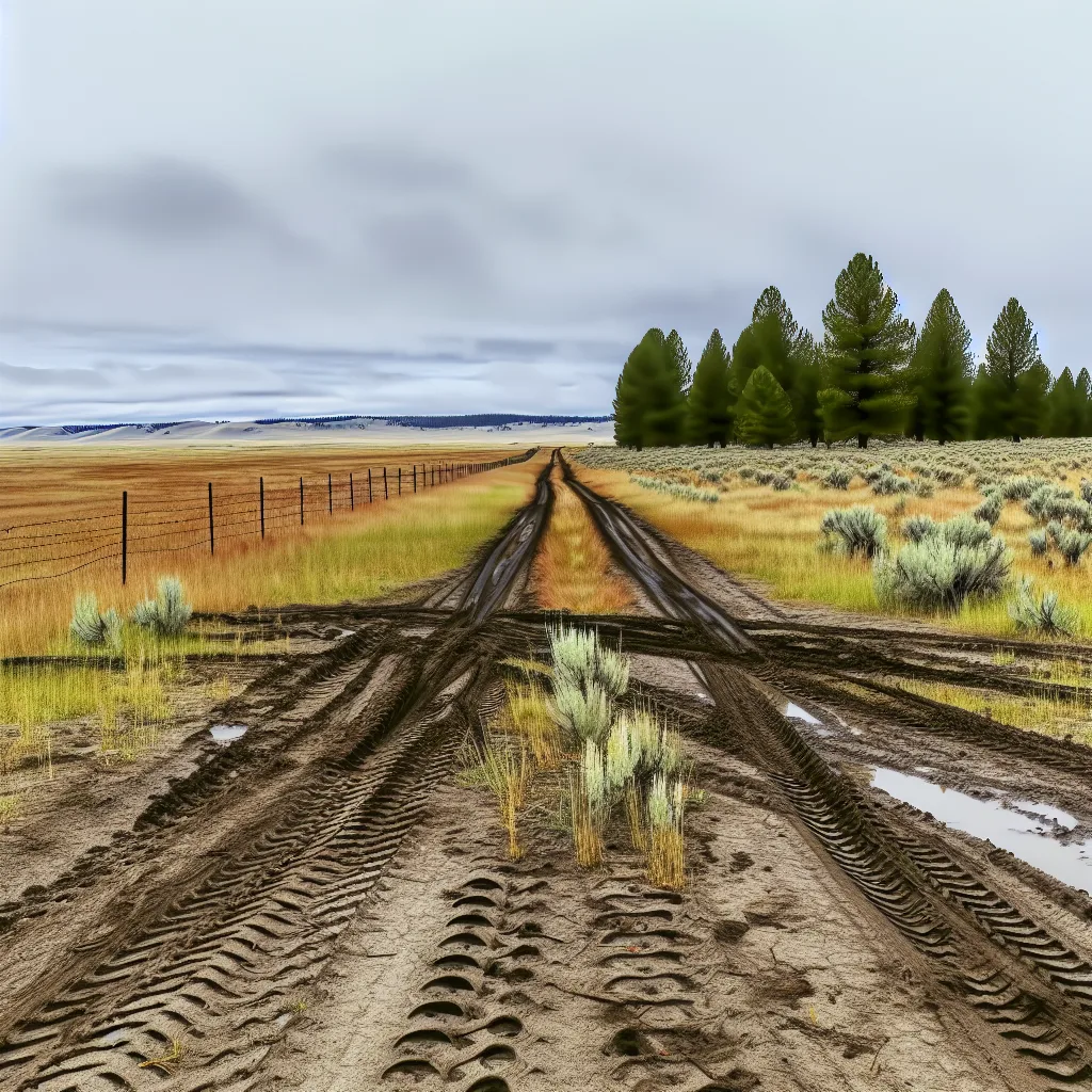 Rural acreage with open grassland in Idaho