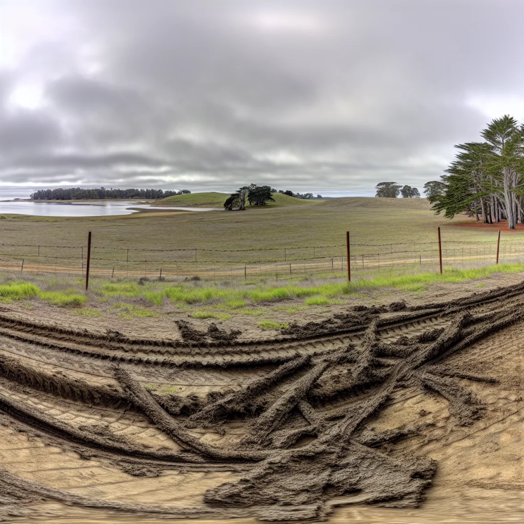 Rural acreage with open grassland in Lake County, California