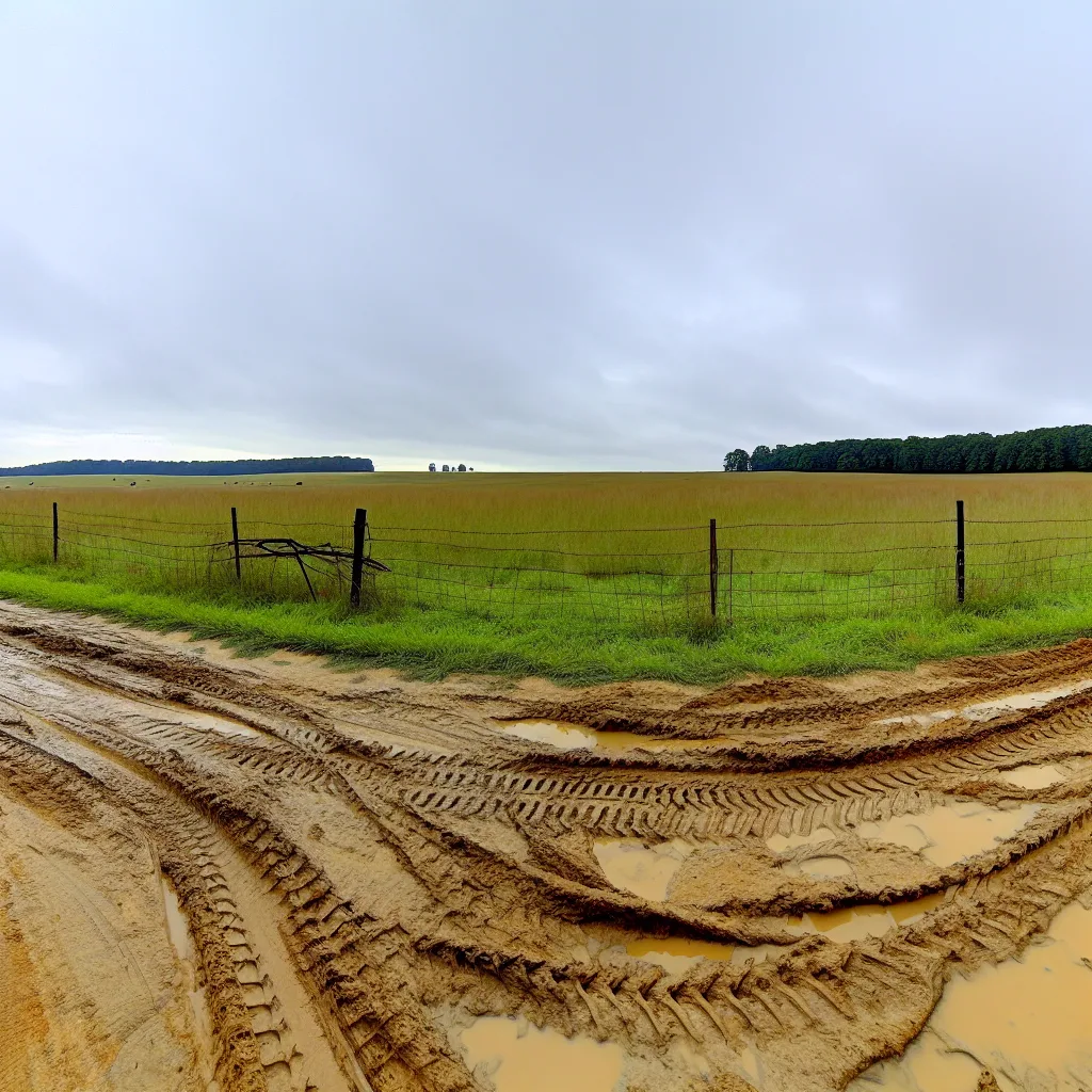 Rural acreage with open grassland in Maryland