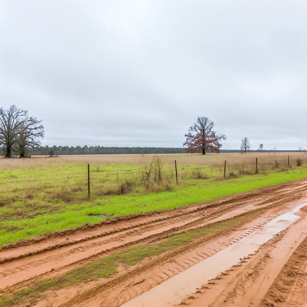 Rural acreage with open grassland in Mississippi