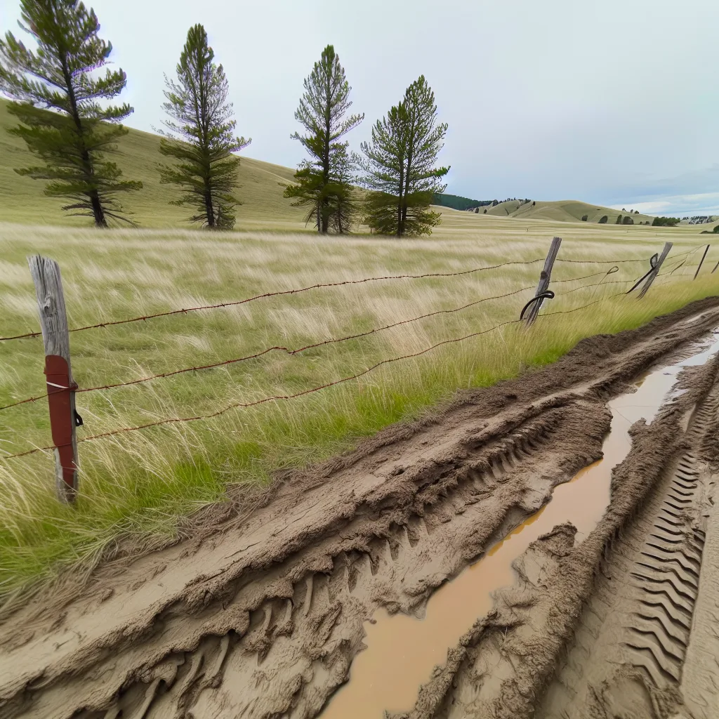Rural acreage with open grassland in Montana