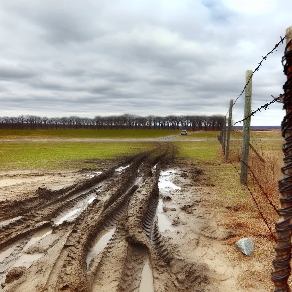 Rural acreage with open grassland in New Jersey