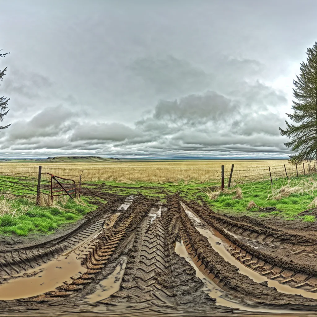 Rural acreage with open grassland in Oregon