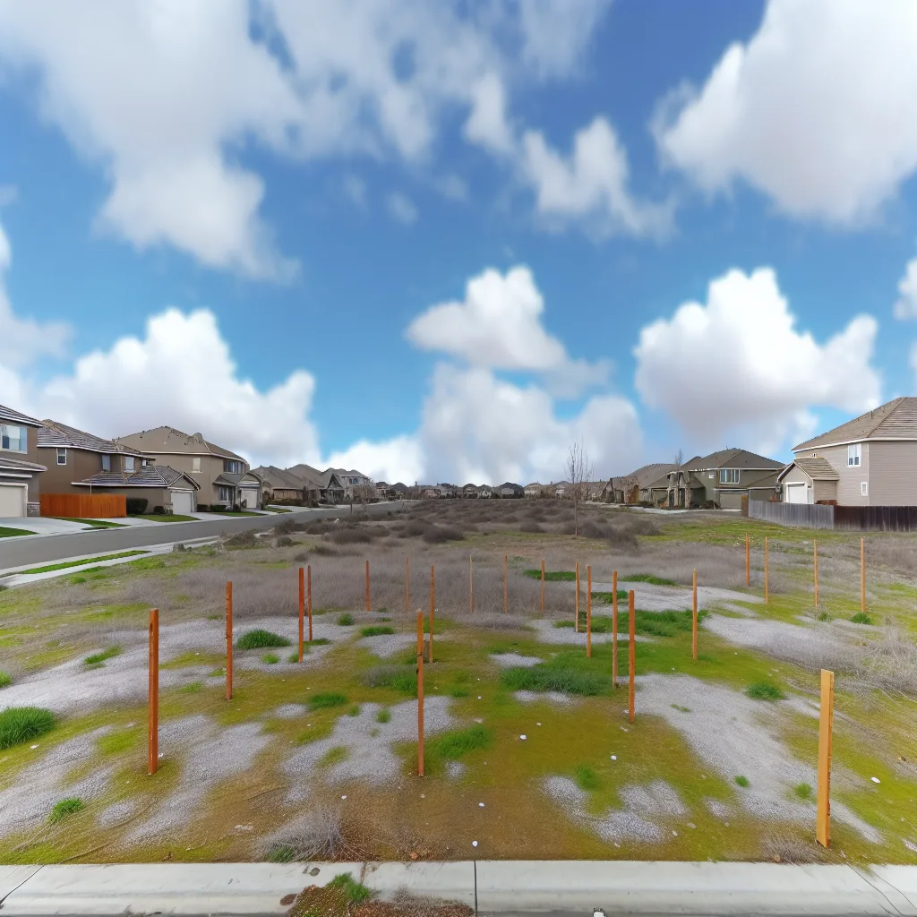 Vacant residential lot for sale in California