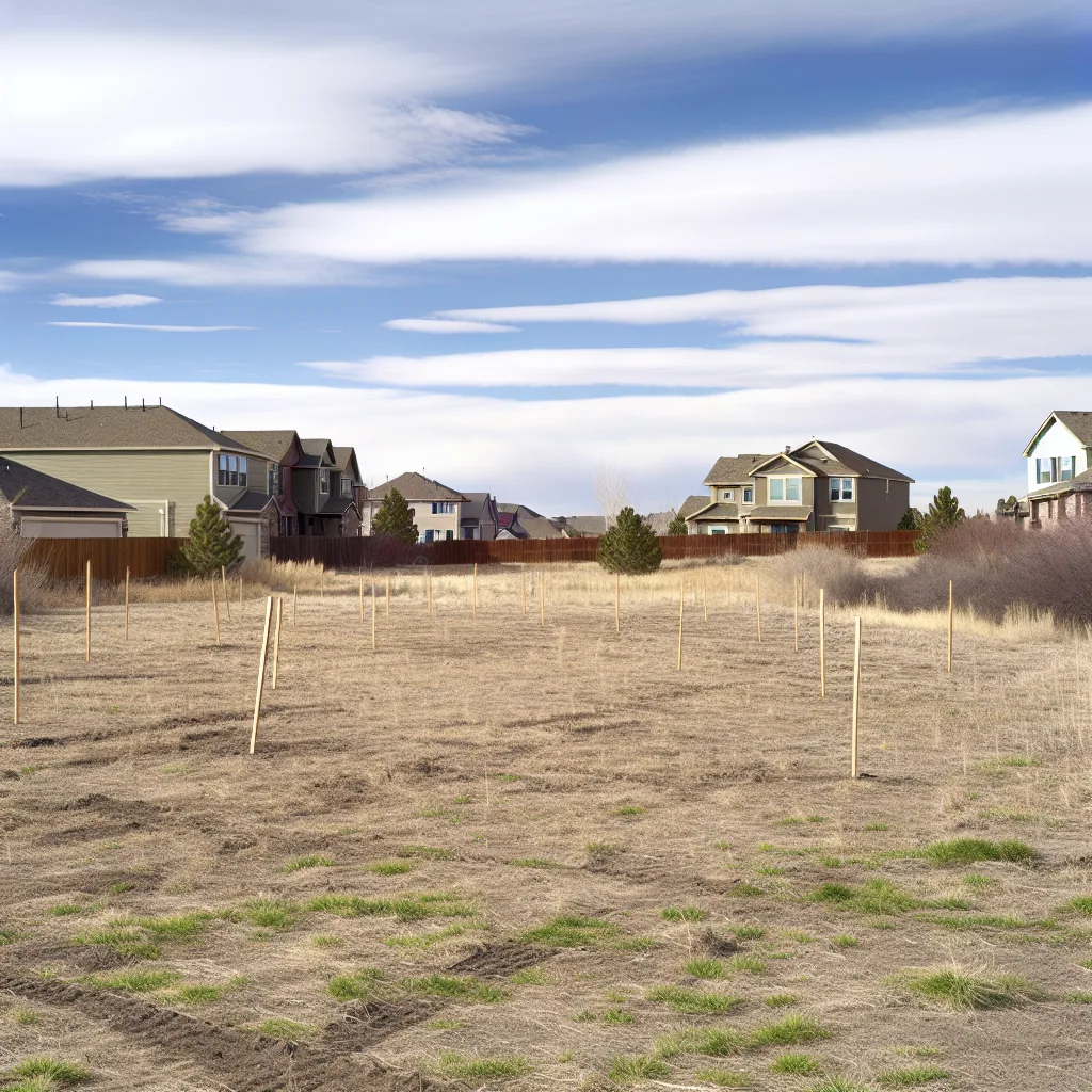 Vacant residential lot for sale in Colorado