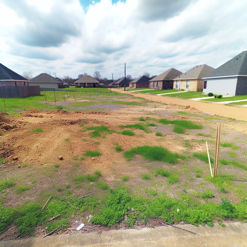 Vacant residential lot for sale in Mississippi