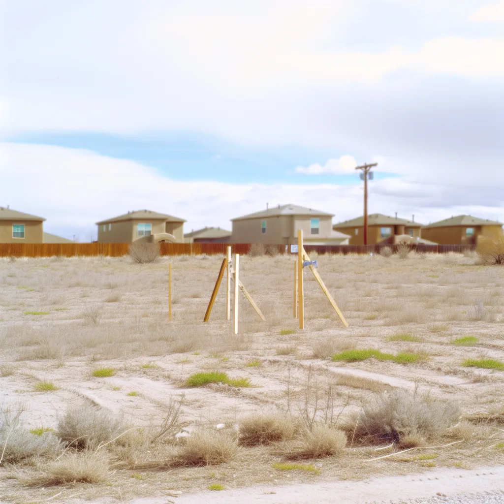 Vacant residential lot for sale in New Mexico