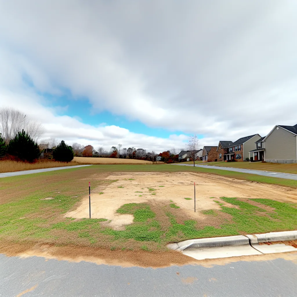 Vacant residential lot for sale in North Carolina