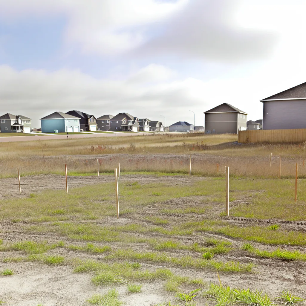 Vacant residential lot for sale in North Dakota