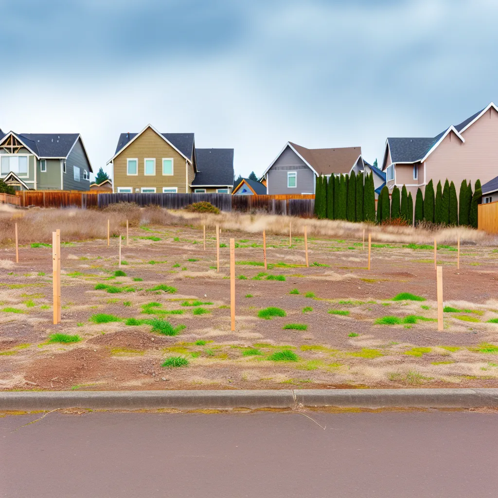 Vacant residential lot for sale in Oregon