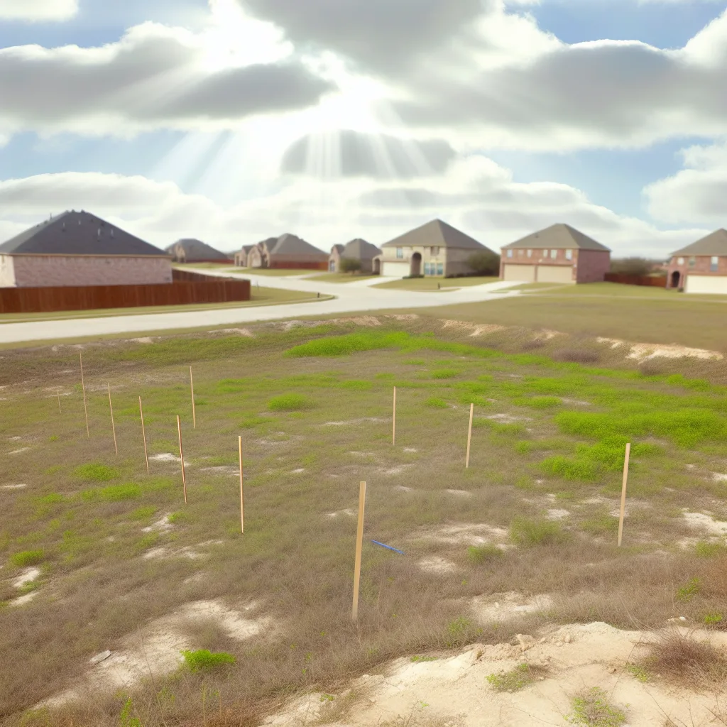 Vacant residential lot for sale in Texas