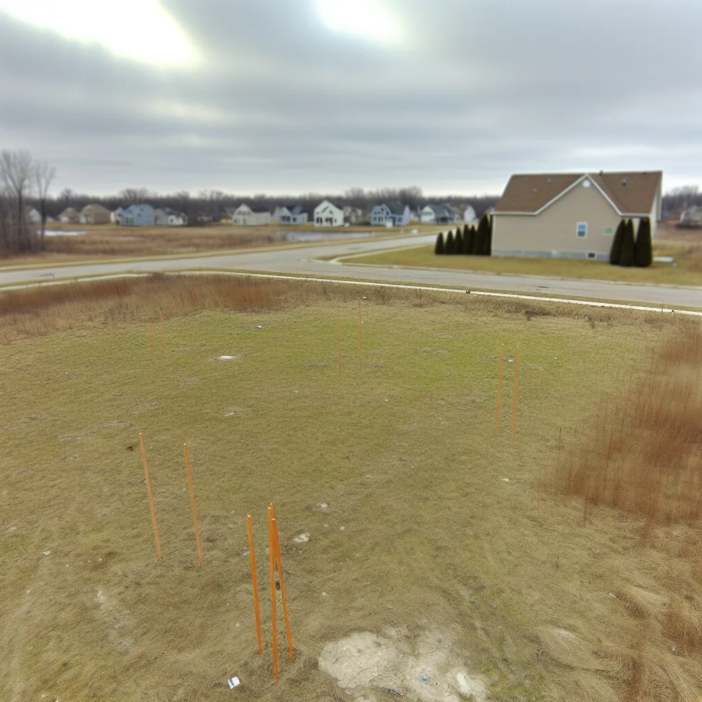 Vacant residential lot in Wayne County, Michigan