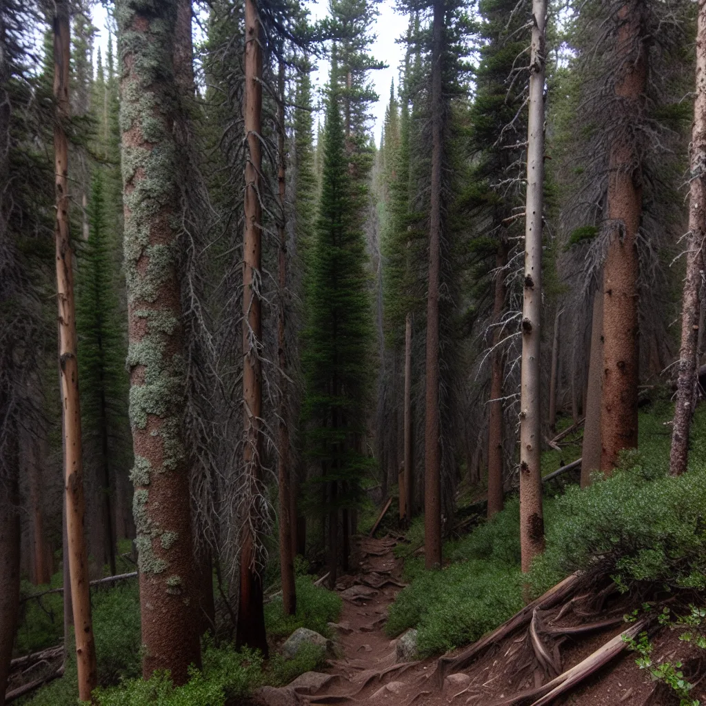 Wooded forest parcel in Colorado