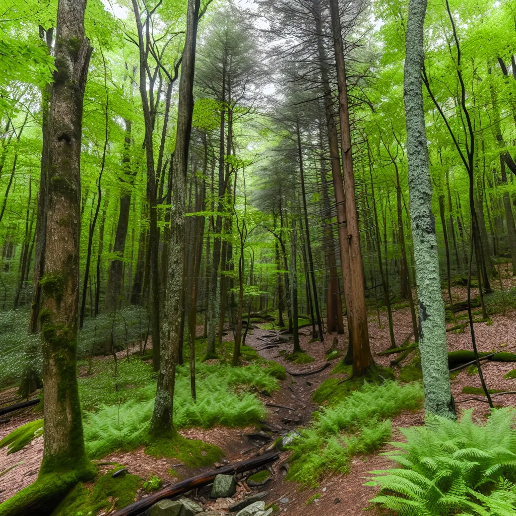 Wooded forest parcel in Connecticut