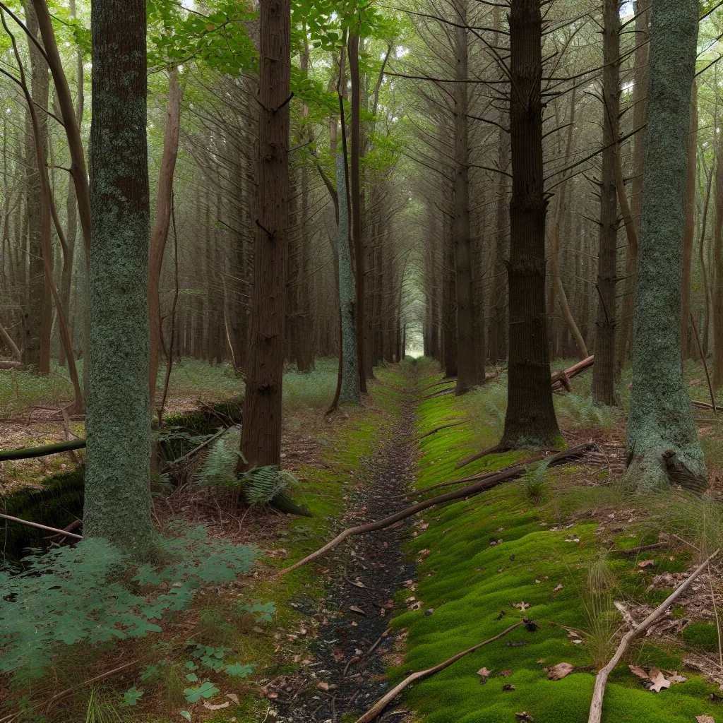 Wooded forest parcel in Delaware