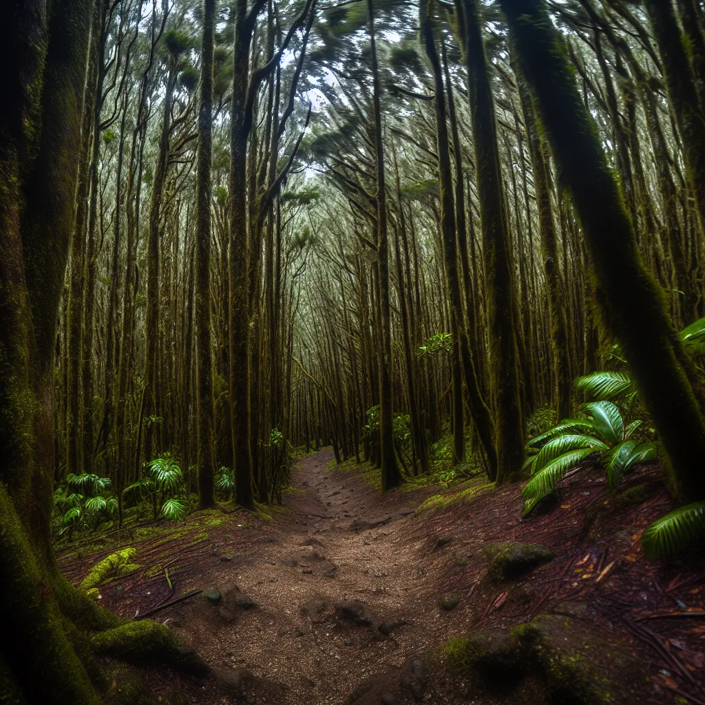 Wooded forest parcel in Hawaii