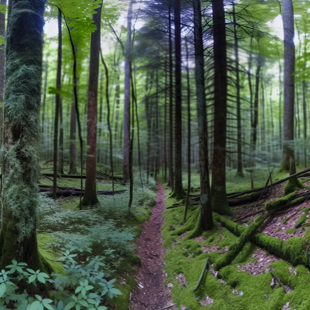 Wooded forest parcel in Indiana