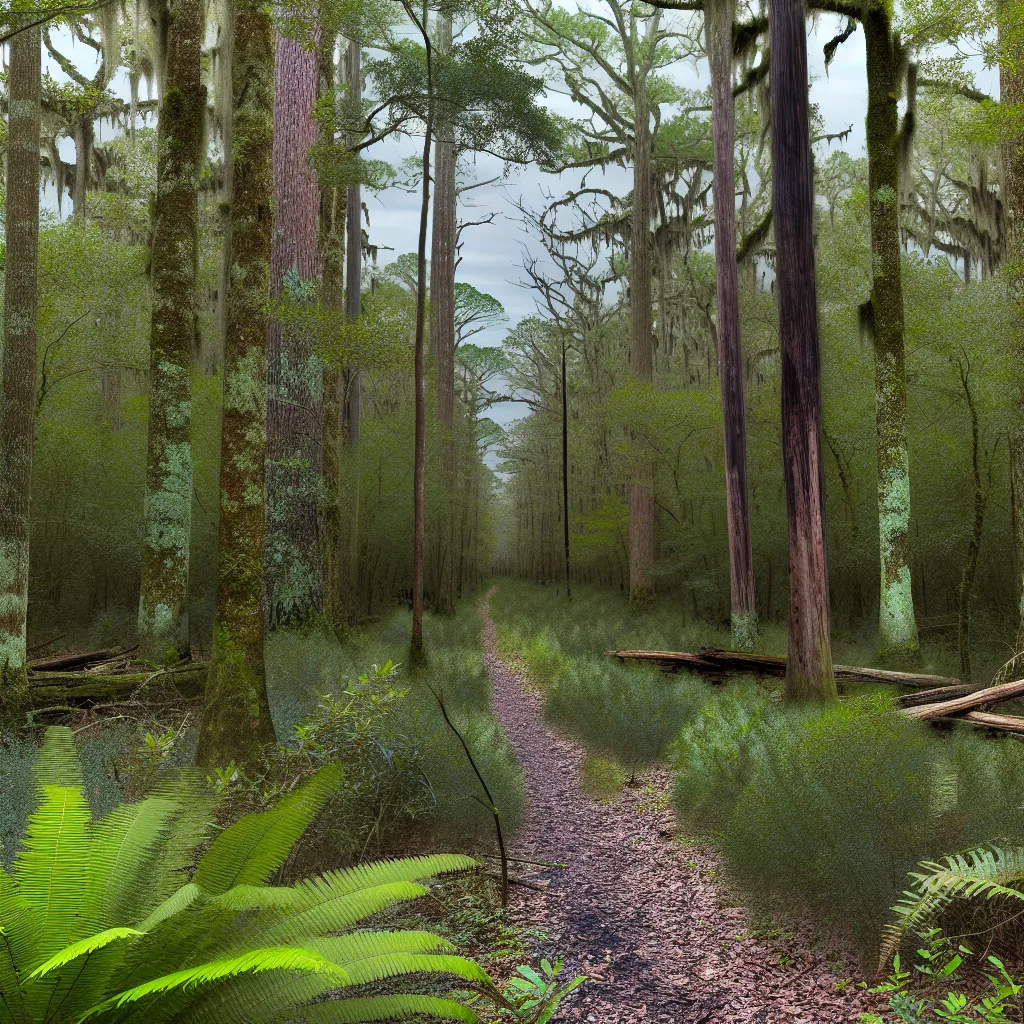 Wooded forest parcel in Louisiana