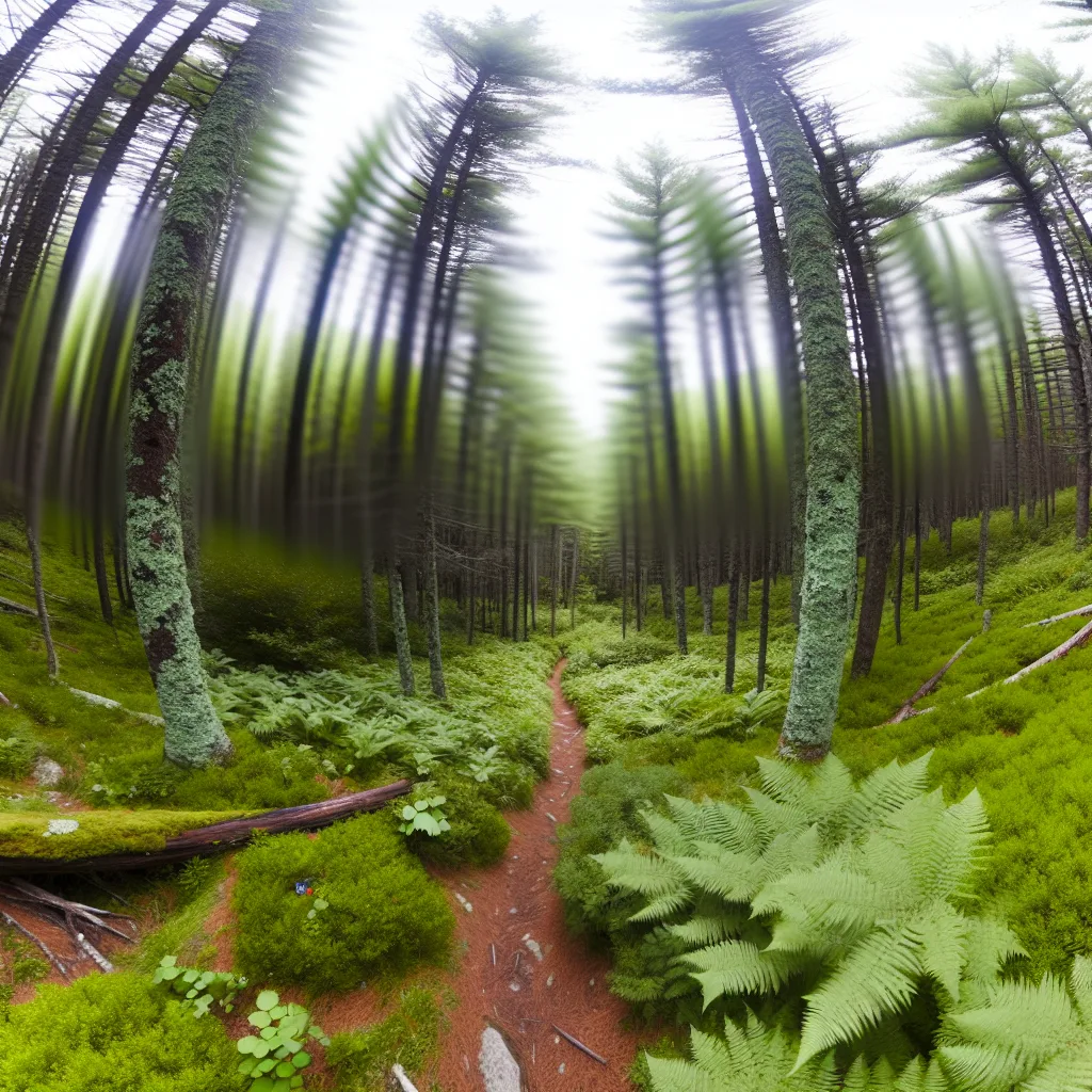 Wooded forest parcel in Massachusetts