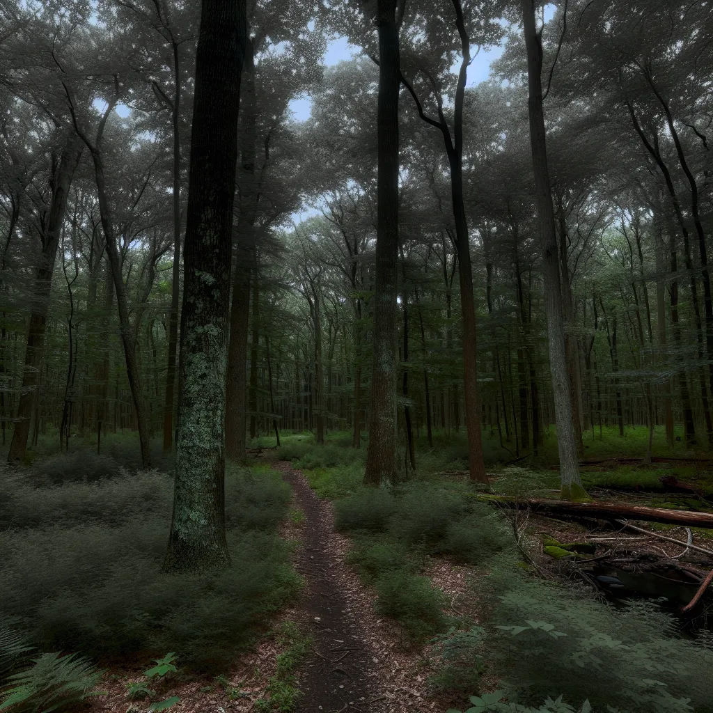 Wooded forest parcel in New Jersey