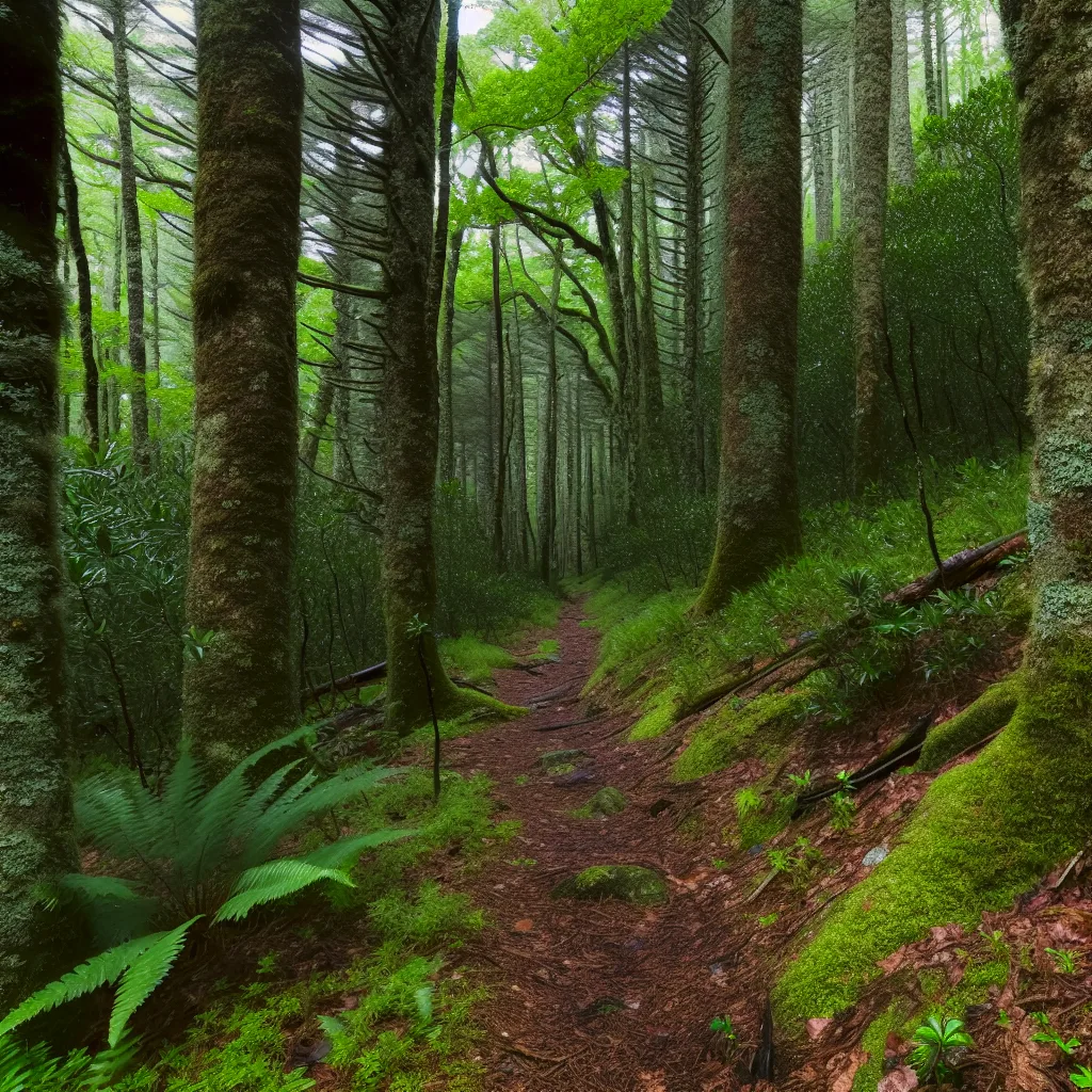 Wooded forest parcel in North Carolina