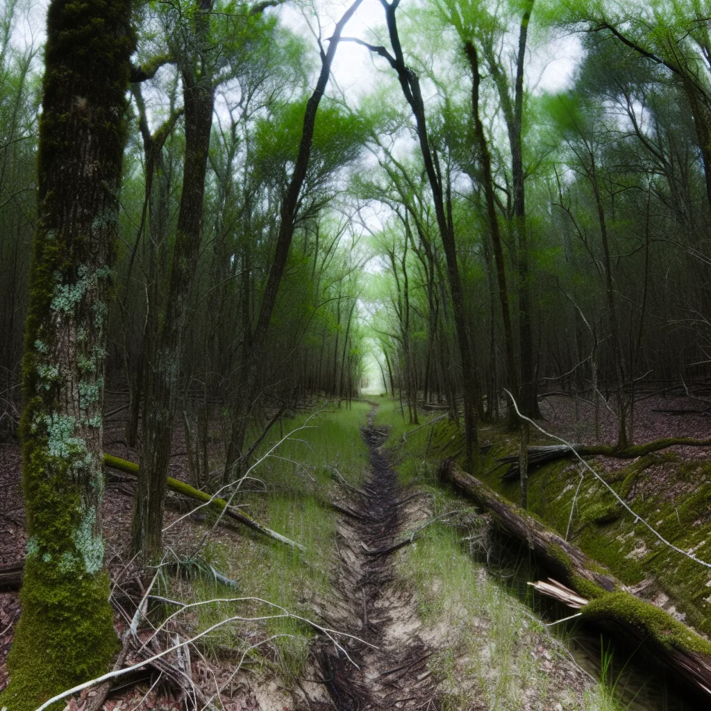Wooded forest parcel in Texas