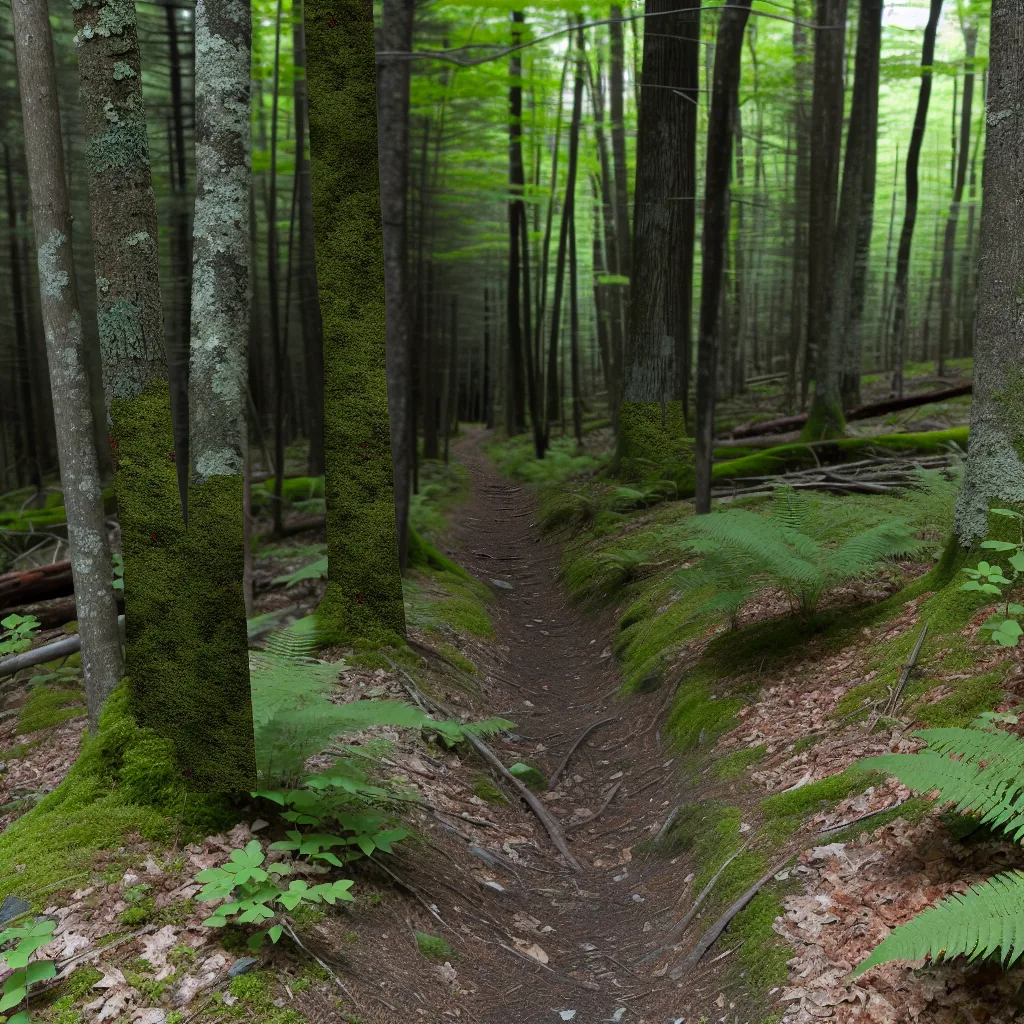 Wooded forest parcel in Vermont