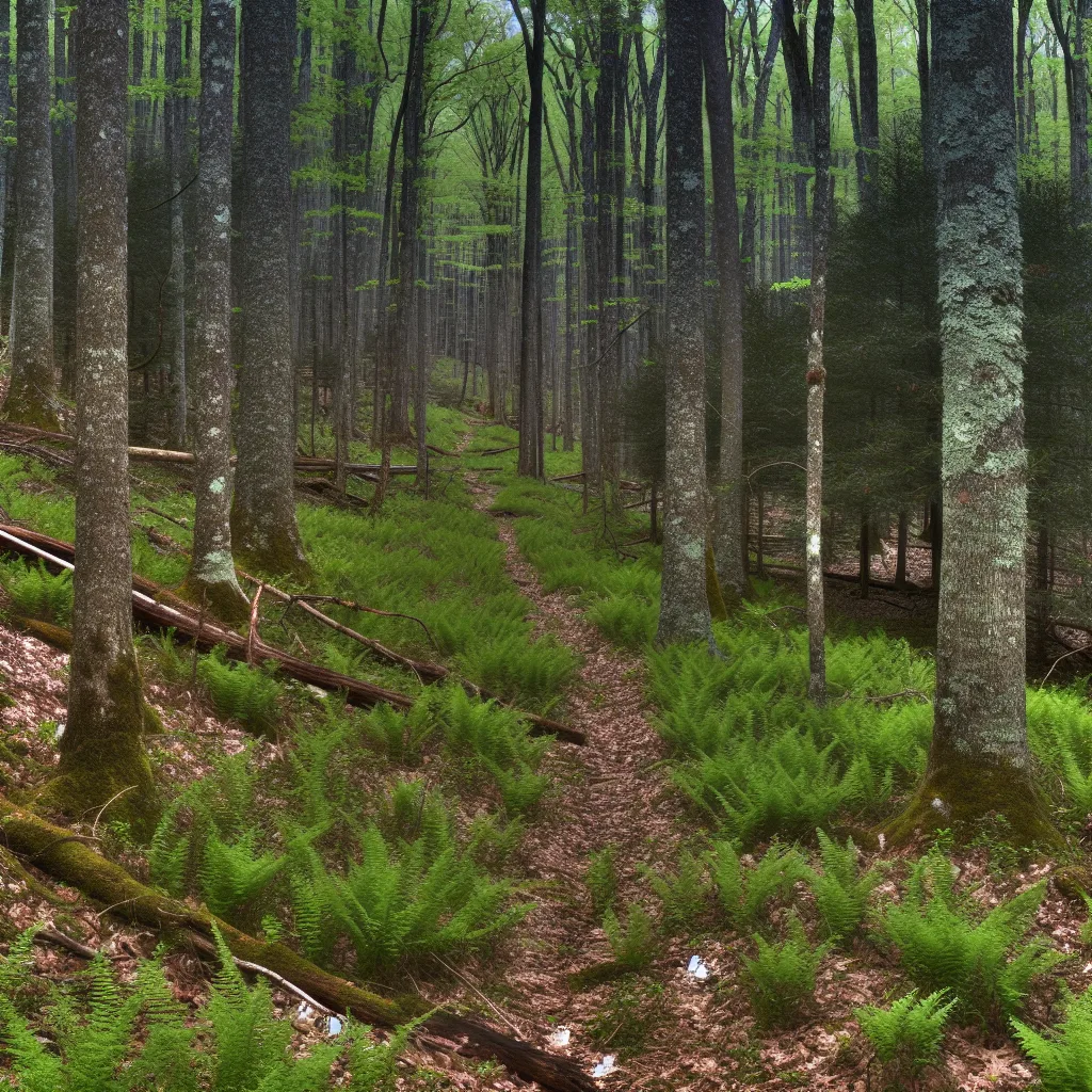 Wooded forest parcel in Virginia