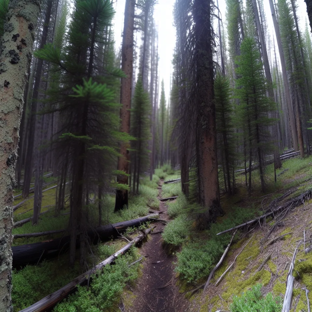 Wooded forest parcel in Wyoming